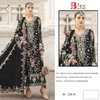 Bilqis B 258 E To H Chiffon Pakistani Salwar Suits Wholesale Price In Surat

